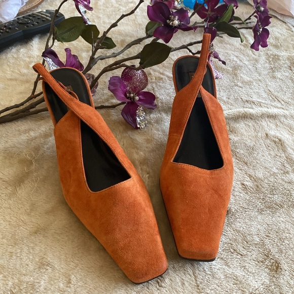 VIS a VIE pampkin suede sandals - Picture 12 of 13